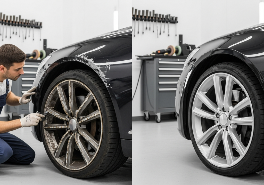 Guía completa para entender las soluciones disponibles para llantas rayadas y dónde obtener el mejor servicio en la Costa del Sol.